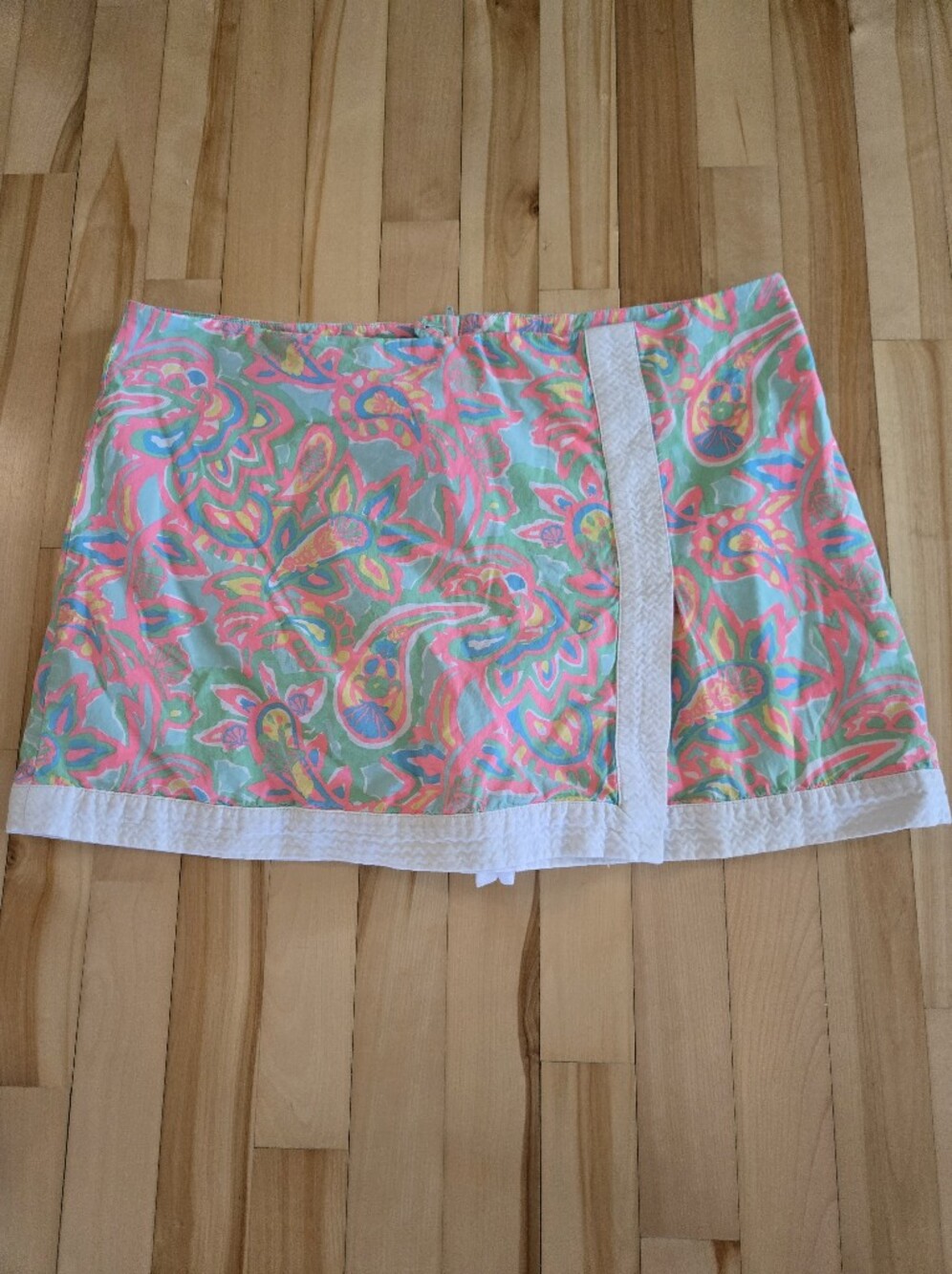 Lilly Pulitzer Pastel Paisley Mini Skort - Pink & Green Size 14